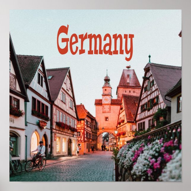 Deutschland Ruhenhäuser Poster (Vorne)