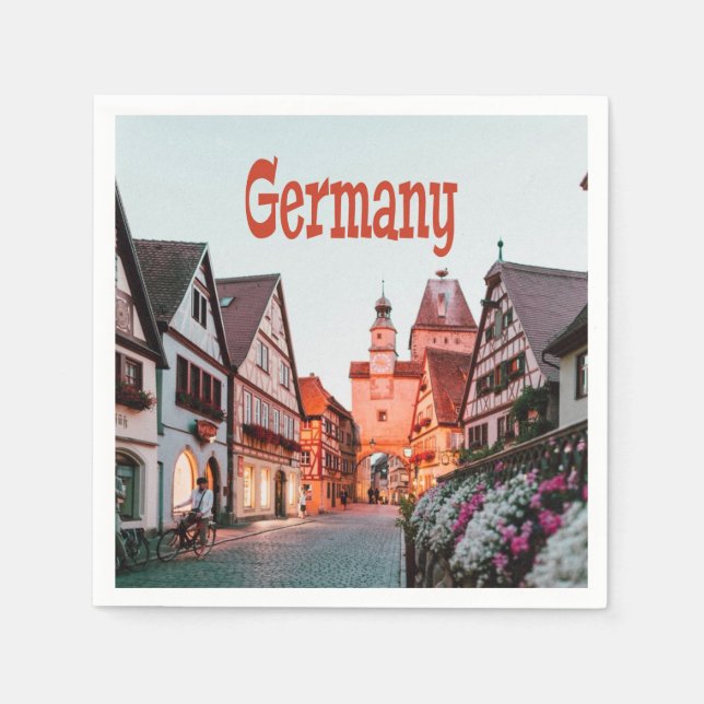 Deutschland Ruhenhäuser Serviette (Vorderseite)