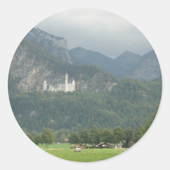 Deutschland Runder Aufkleber (Vorderseite)