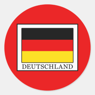 Deutschland Runder Aufkleber