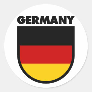 Deutschland Runder Aufkleber