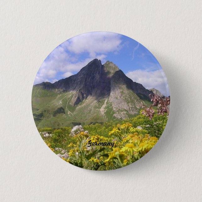 DEUTSCHLAND: Schaltfläche landschaftlich Deutschla Button (Vorderseite)