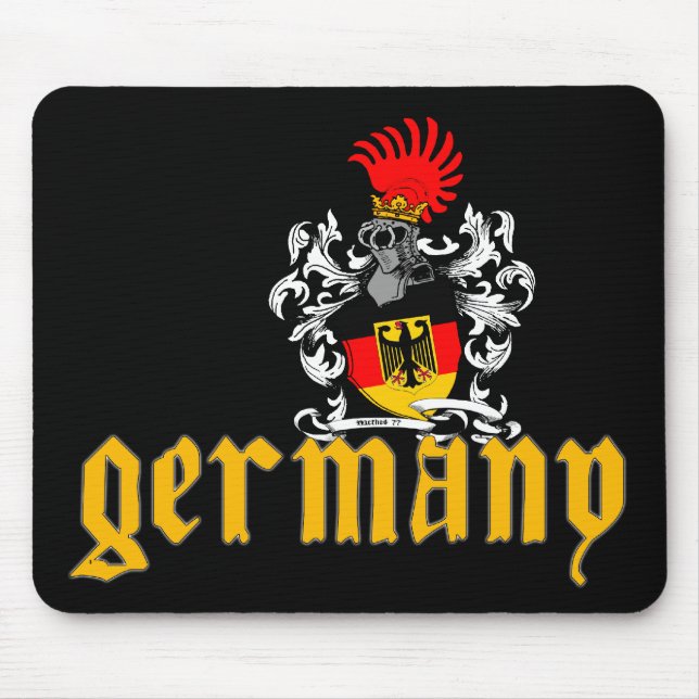 Deutschland-Schild Mousepad (Vorne)