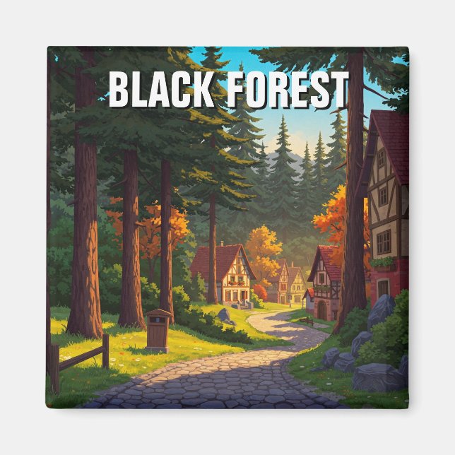 Deutschland Schwarzwaldreisen Magnet (Vorne)