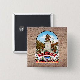 Deutschland Schweinfurt Vintage souvenir Button