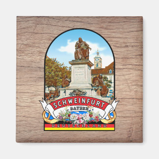 Deutschland Schweinfurt Vintage souvenir Magnet