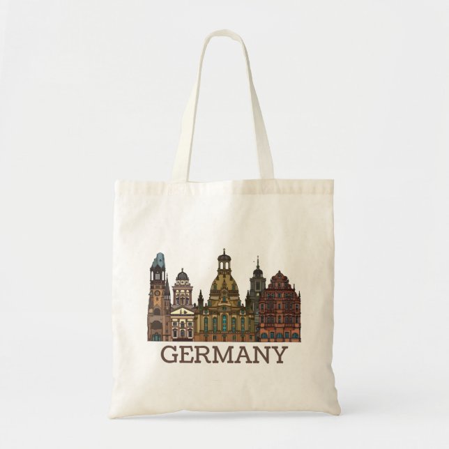 Deutschland Sehenswürdigkeit Architektur Tragetasche (Vorne)