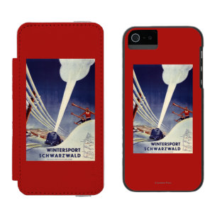 Deutschland - Skifahren im Schwarzwald Incipio Watson™ iPhone 5 Geldbörsen Hülle