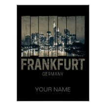 Deutschland Skyline Retro Vintag Souvenir