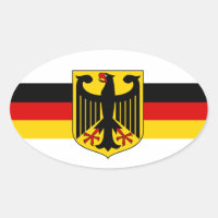 Deutschland soccer fussball #3 autocollants ovales