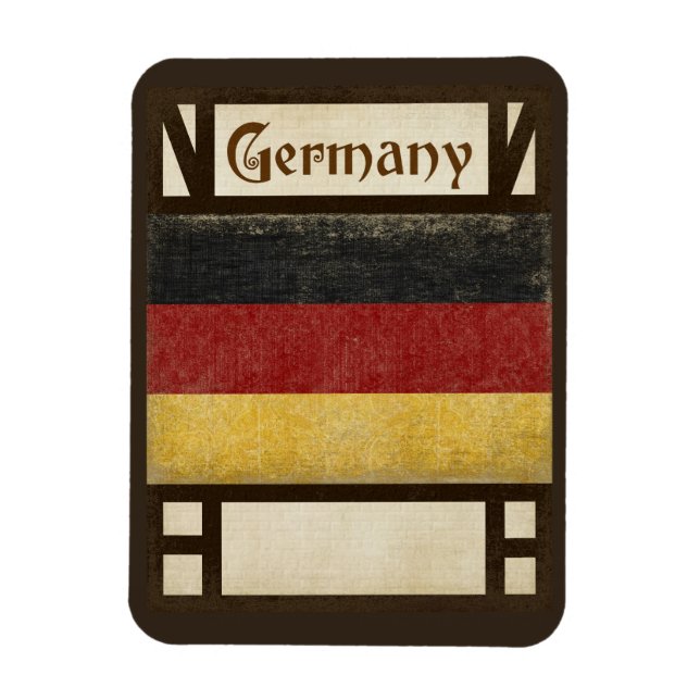 Deutschland Souvenir Magnet (Vertikal)