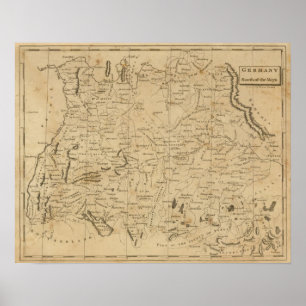 Deutschland Süd 2 Poster