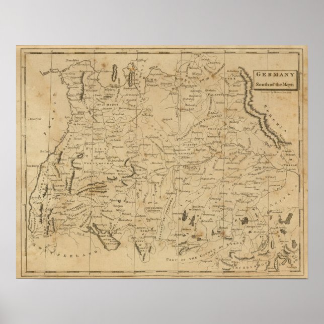 Deutschland Süd 2 Poster (Vorne)