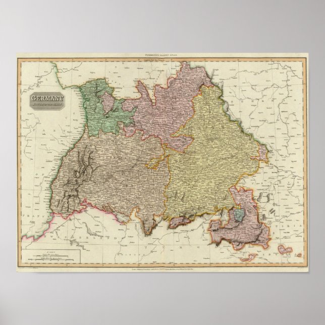 Deutschland südlich der Maya Poster (Vorne)