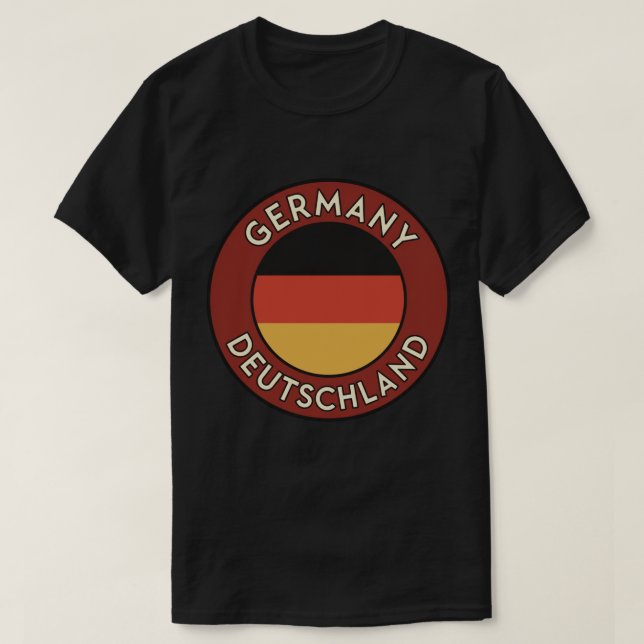 Deutschland T-Shirt (Design vorne)