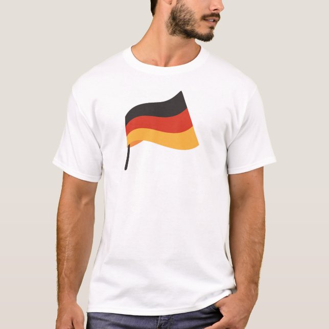 Deutschland - T-Shirt für das Flaggendesign (Vorderseite)