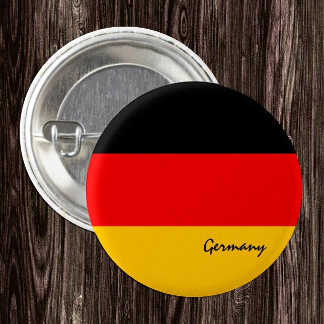 Deutschland-Taste, patriotische deutsche Flaggenmo Button (Von Creator hochgeladen)