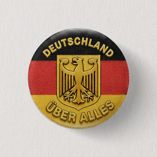 Deutschland über alles button (Vorderseite)