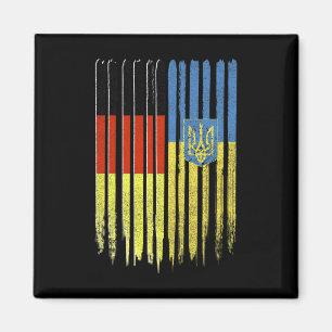 Deutschland Ukraine Deutsche Ukrainische Flagge Dr Magnet