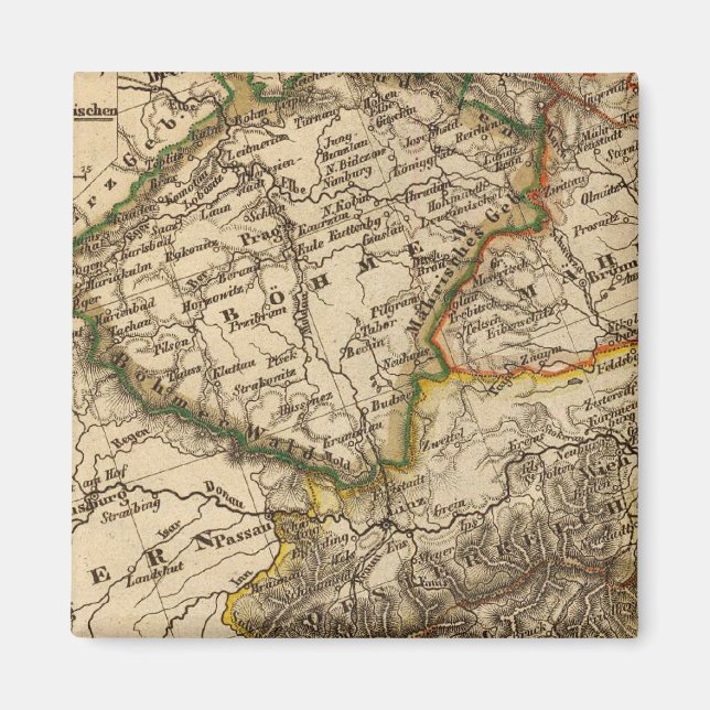 Deutschland und Österreich 3 Magnet (Vorne)