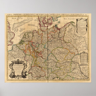 Deutschland und Österreich Poster