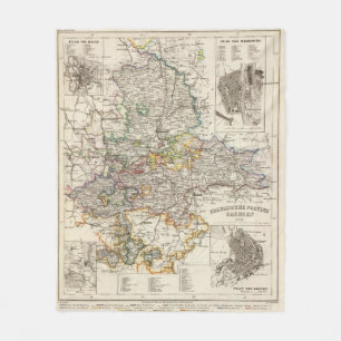 Deutschland und Preußen Fleecedecke