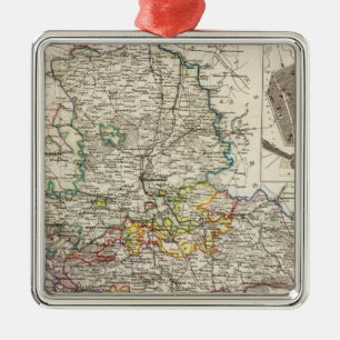 Deutschland und Preußen Silbernes Ornament
