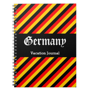 Deutschland Vacation Journal Notebook Notizblock