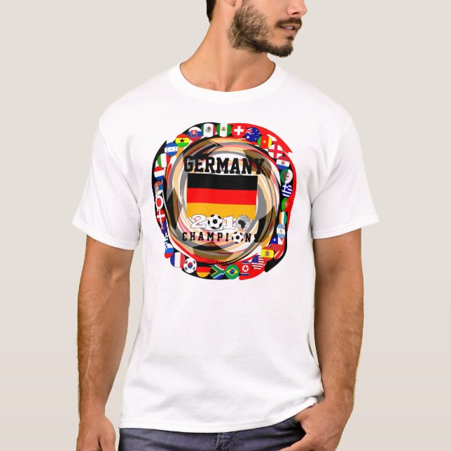 Deutschland verficht Weltmeisterschaft-T - Shirt (Vorderseite)