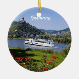 Deutschland-Verzierung Keramik Ornament