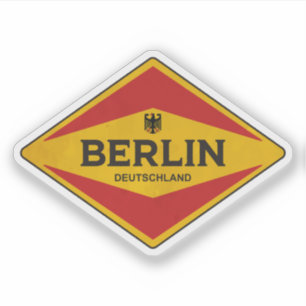 Deutschland Vintag Aufkleber