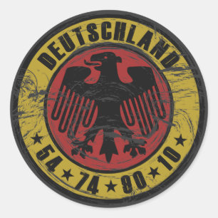 Deutschland Vintage Aufkleber