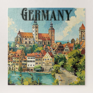 Deutschland Vintage-Reiseposter