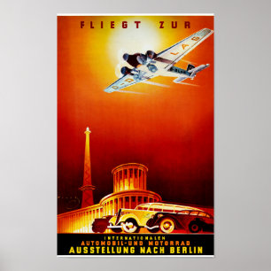 Deutschland Vintage Travel Poster wiederhergestell