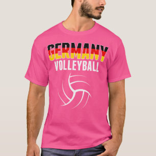 Deutschland Volleyball Liebhaber Jersey Deutsche F T-Shirt