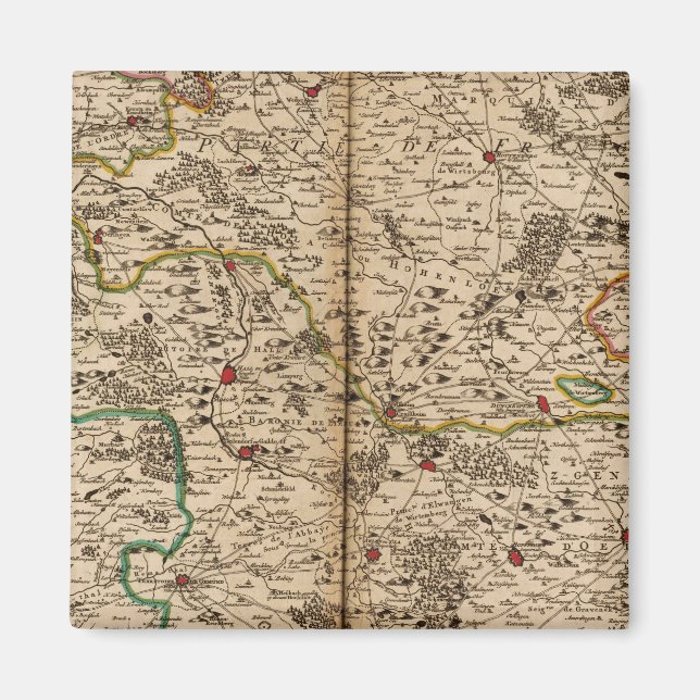 Deutschland Wälder Magnet (Vorne)