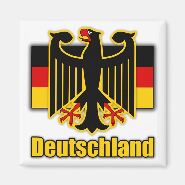 Deutschland-Wappen Magnet (Vorne)