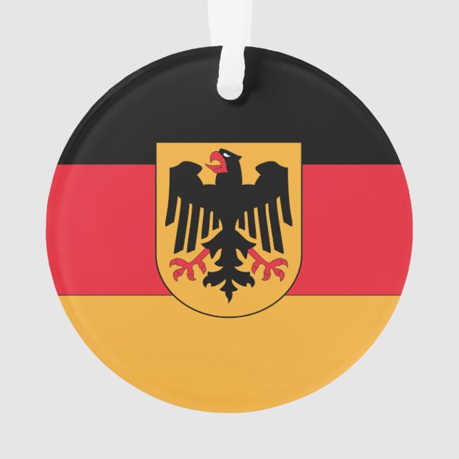Deutschland-Wappen Ornament (Rückseite)