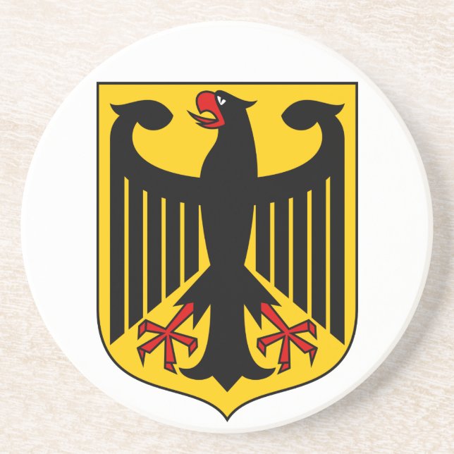 Deutschland-Wappen Untersetzer (Vorne)