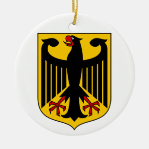 Deutschland-Wappen Verzierung Keramikornament