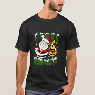 Deutschland - Weihnachten - T - Shirt Frohe Weihna