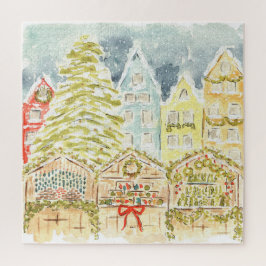 Deutschland Weihnachtsmarkt Wasserfarbe Jigsaw Puz