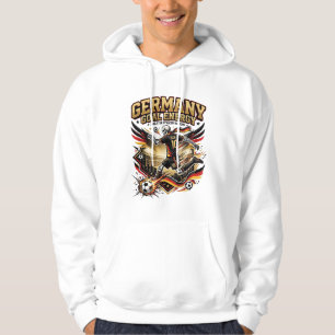 Deutschland Ziel Energie Skelett Stürmer Nationen Hoodie