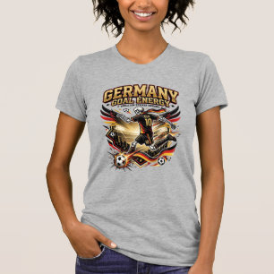 Deutschland Ziel Energie Skelett Stürmer Nationen T-Shirt
