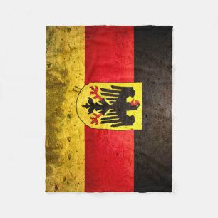 Deutschlandgrunge-Flaggen-Fleece-Decke Fleecedecke