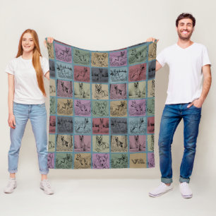 Deutschlandschaferhund-Decke Kuschelhundefliese Fleecedecke