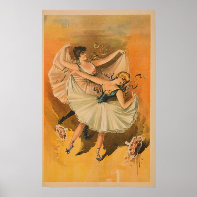 Deux affiches théâtrales de Ballerinas (Devant)
