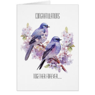 Deux Bluebirds Love Mariage