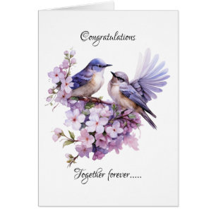 Deux Bluebirds Love Mariage