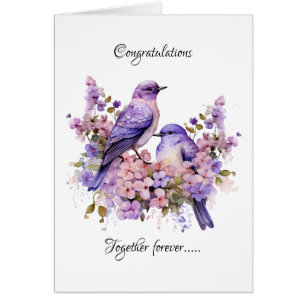 Deux Bluebirds Love Mariage